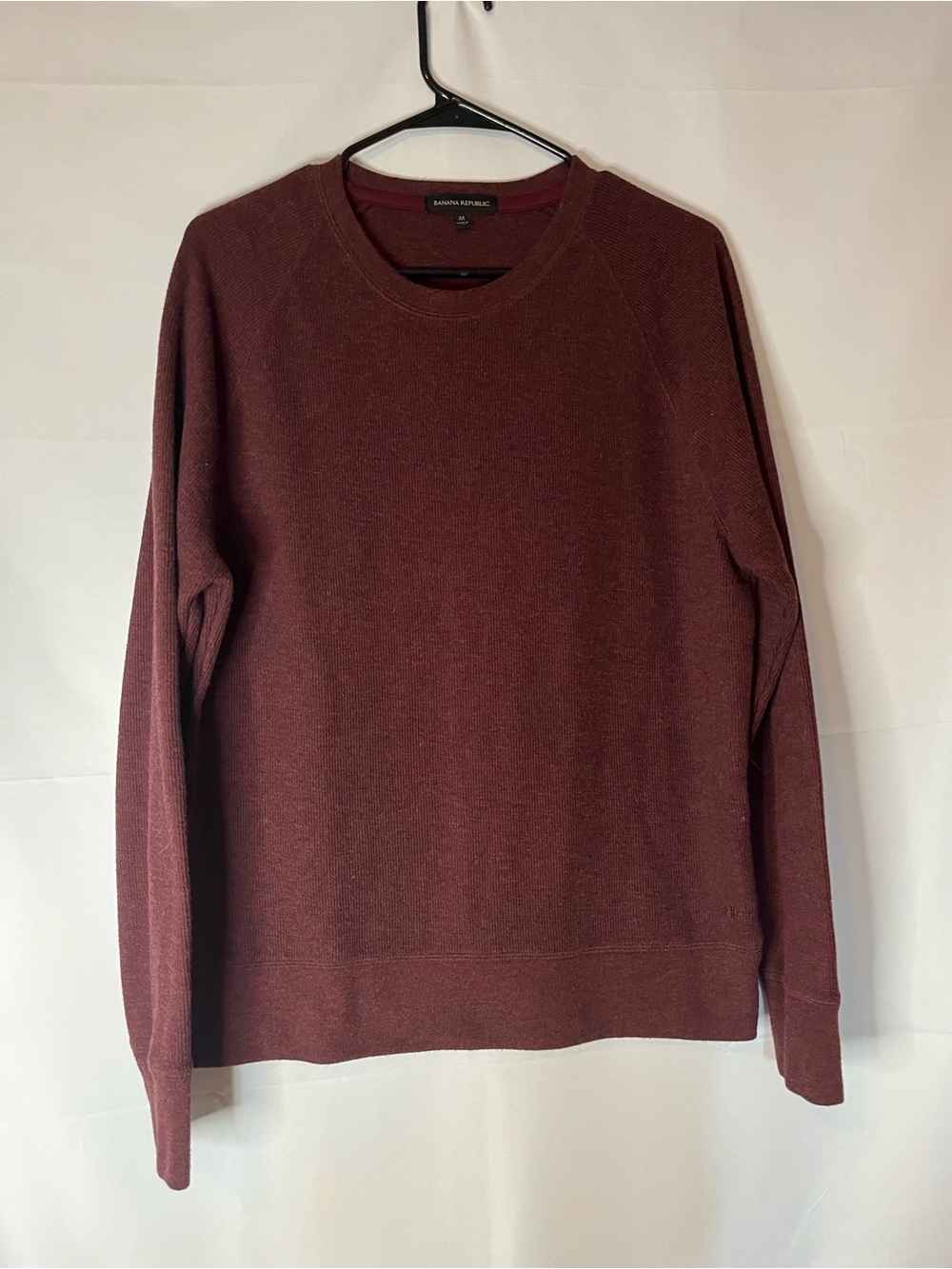Banana Republic Men's Crewneck Sweater - Burgundy